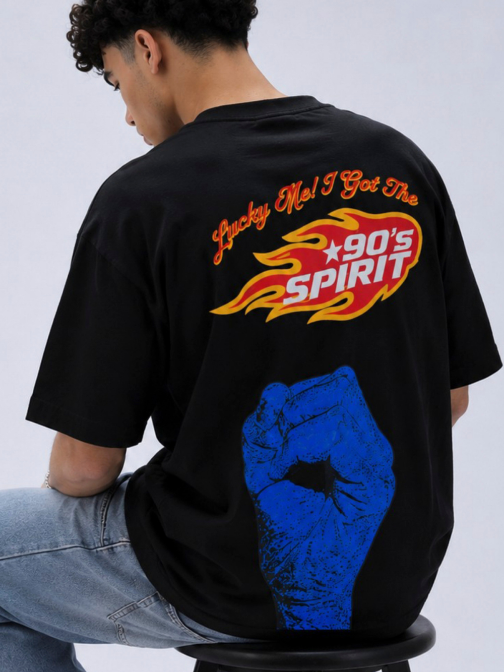 90's Spirit Flame (Black)
